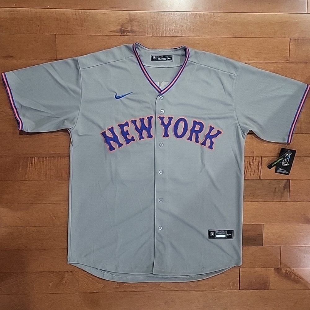 2025 NY Mets Nike Grey Road Jersey #22 SOTO